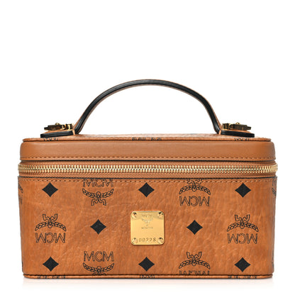 MCM Visetos Rockstar Vanity Case Cognac 1 of 11