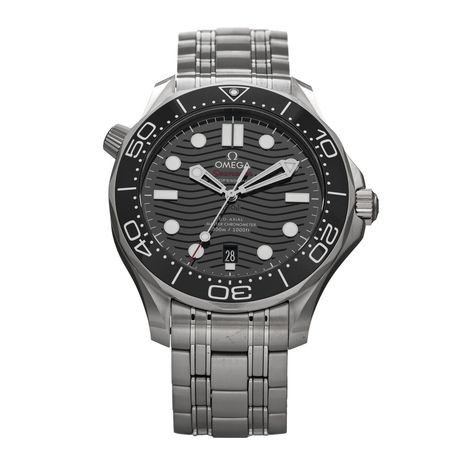 Omega Stainless Steel 42mm Seamaster Diver 300M Co-Axial Automatic Watch Black 210.30.42.20.01.001 1 of 5