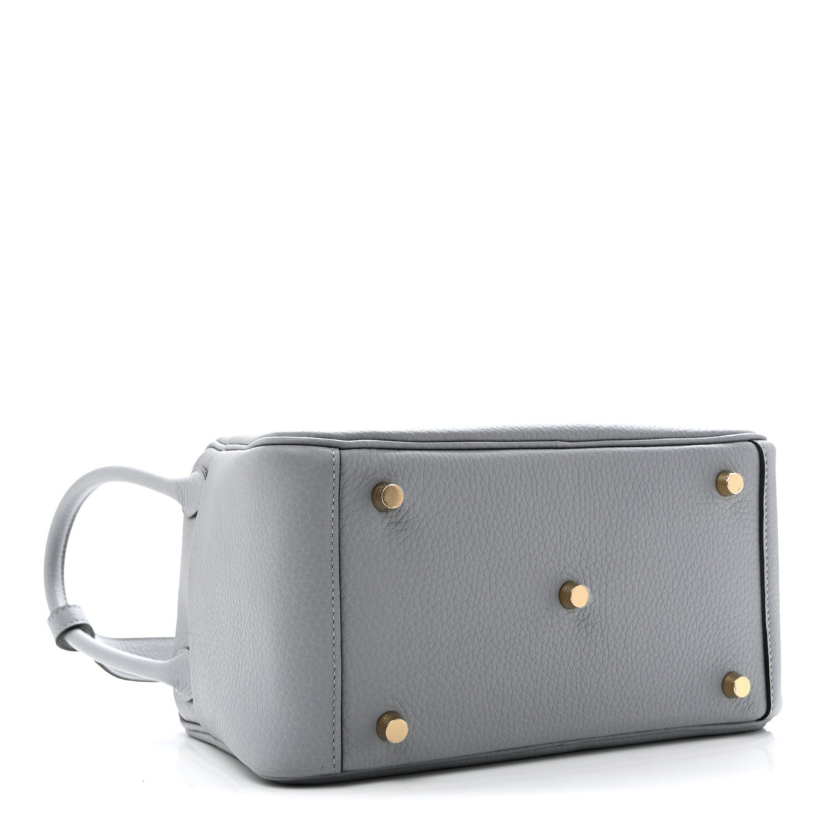 Hermes Taurillon Clemence Lindy 26 Gris Pantin 4 of 11