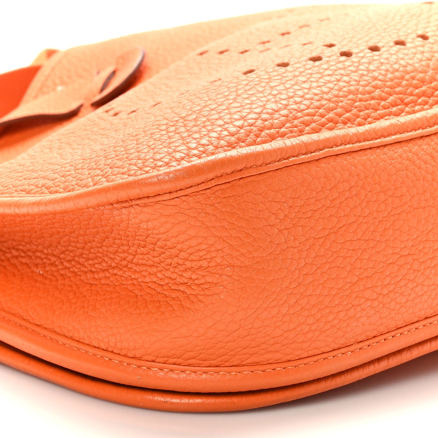 Hermes Taurillon Clemence Evelyne III PM Orange 7 of 8