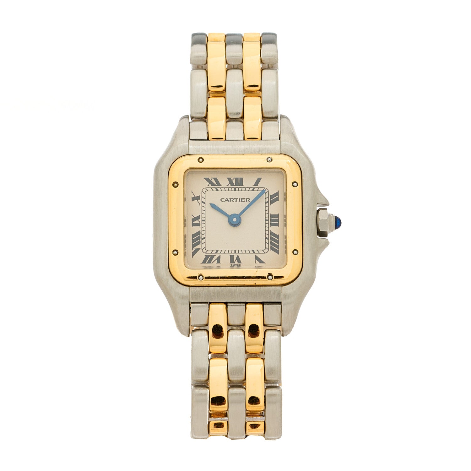 Cartier Stainless Steel 18K Yellow Gold 22mm Panthere Quartz Watch 1 of 4