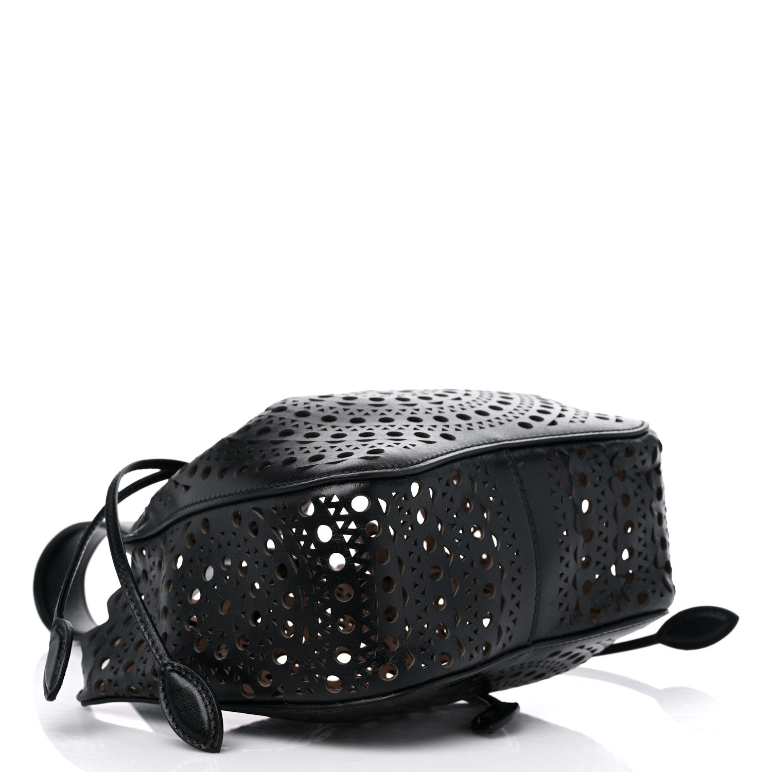 Alaia Lux Calfskin Vienne Rose-Marie 19 Bag Black 4 of 8