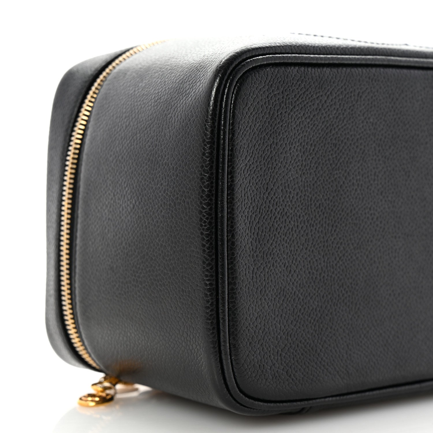Chanel Caviar CC Vanity Cosmetic Case Black 8 of 10