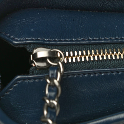 Chanel Tweed Calfskin Small Gabrielle Hobo Blue 12 of 16