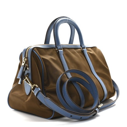 Prada Re-Nylon Saffiano Medium Re-Edition 1978 Top Handle Bag Sughero Wave 3 of 10