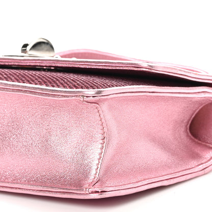 Miu Miu Paillettes Sequin Cleo Top Handle Rosa 8 of 8
