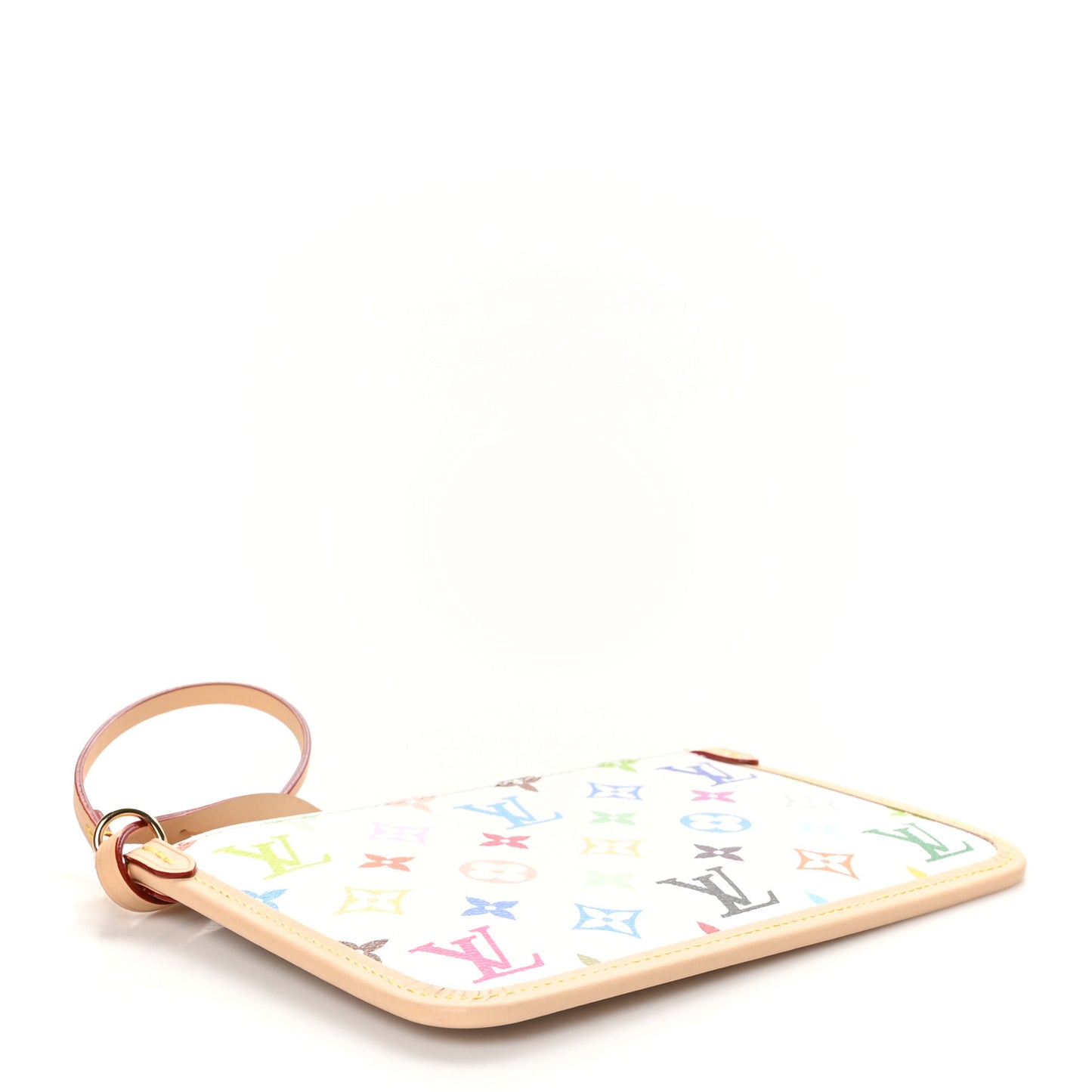 LV x TM Monogram Multicolor Carryall PM Pochette White