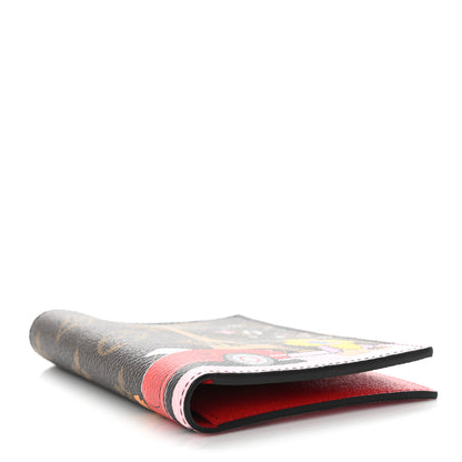 Louis Vuitton Monogram 2019 Christmas Animation Passport Cover Rouge 4 of 8