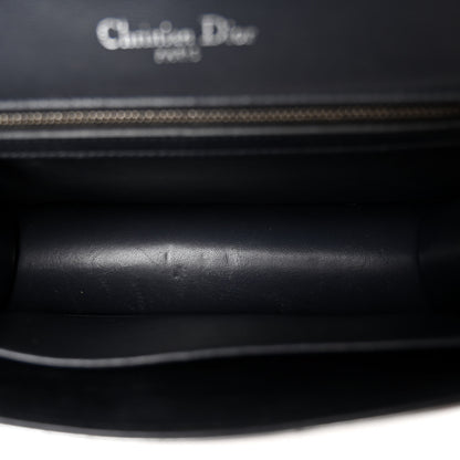 Christian Dior Metallic Patent Micro-Cannage Medium Diorama Flap Bag Silver 5 of 12