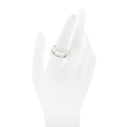 Tiffany Sterling Silver 1837 Elements Ring 57 8 2 of 4