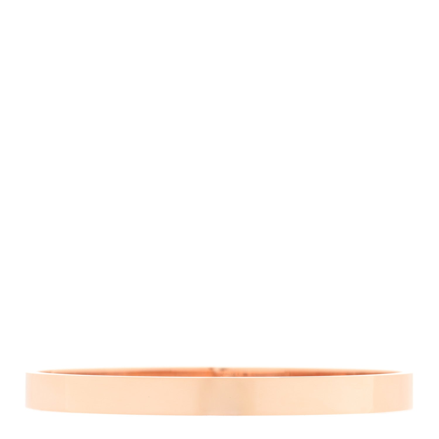 Hermes 18K Rose Gold Diamond PM Kelly Pave Bracelet SH 2 of 4