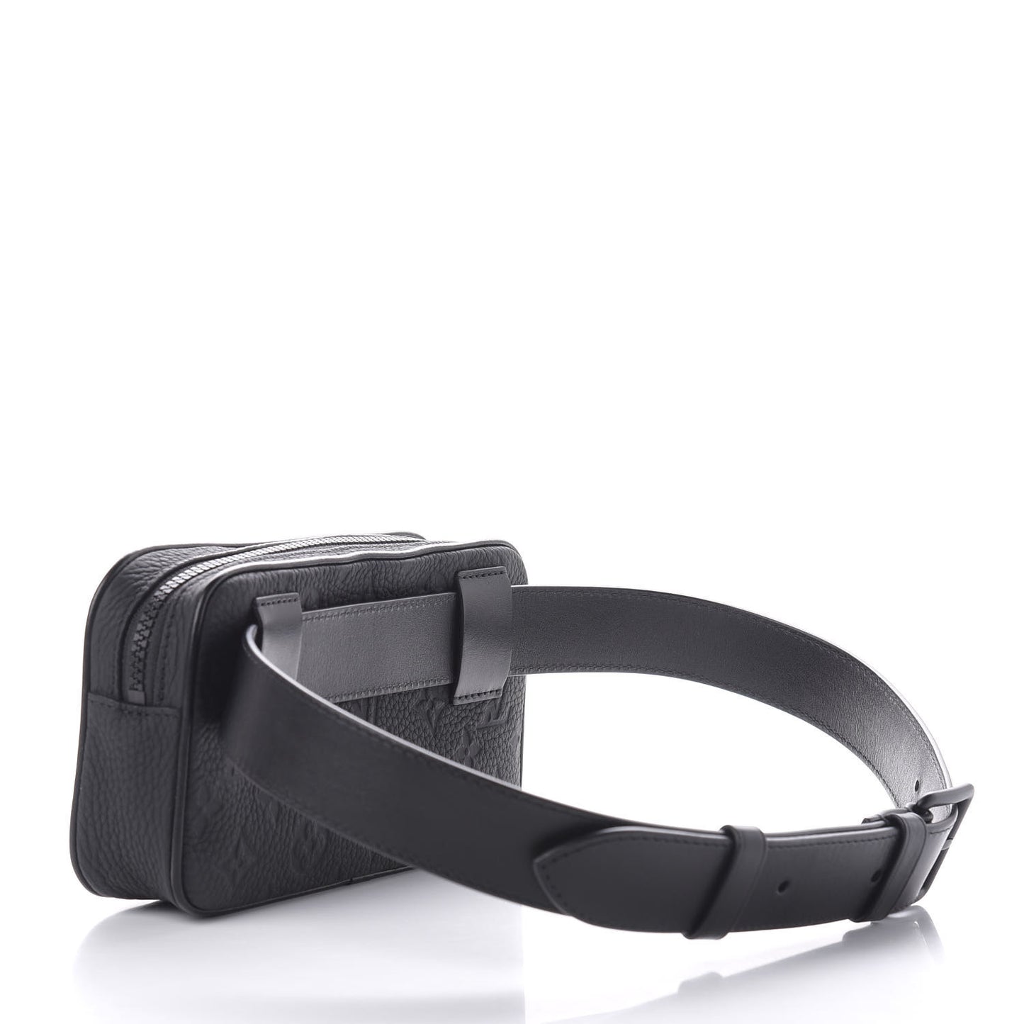 Taurillon Monogram Uniformes Solar Ray Soft Pochette Volga Belt Bag Black