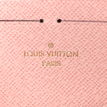 Louis Vuitton Damier Azur Clemence Wallet Rose Ballerine 6 of 7