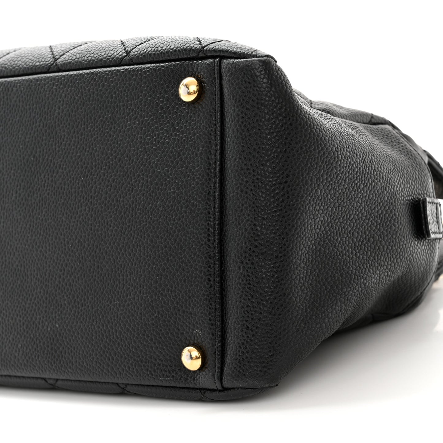 Caviar Quilted Petit Timeless Tote PTT Black