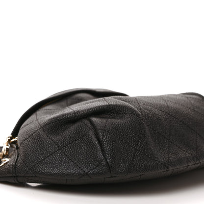 Chanel Caviar Stitched Banane Waist Bag Fanny Pack Black 7 of 8