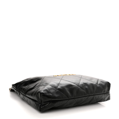 Chanel Shiny Calfskin Quilted Chanel 22 Black 5 of 11