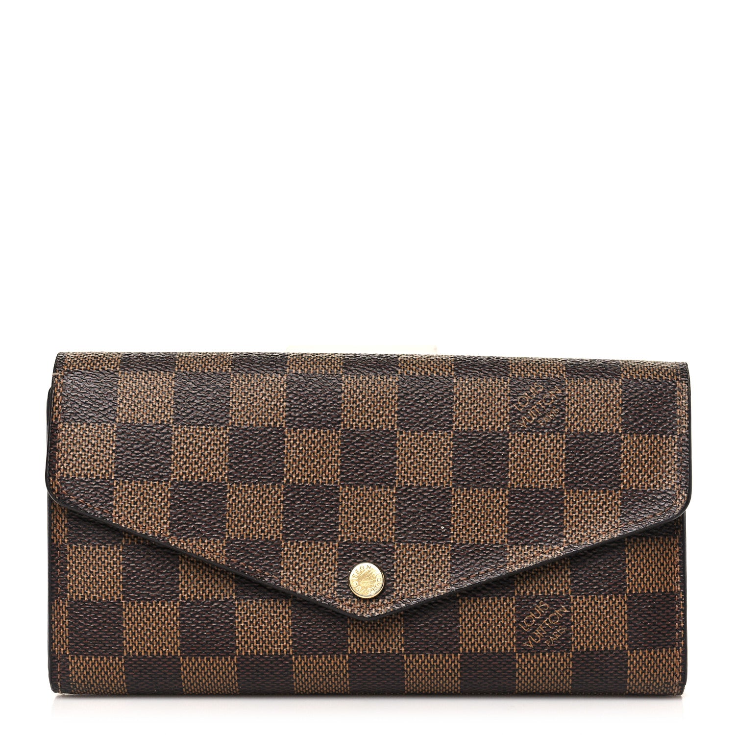 Louis Vuitton Damier Ebene Sarah Wallet NM 1 of 10