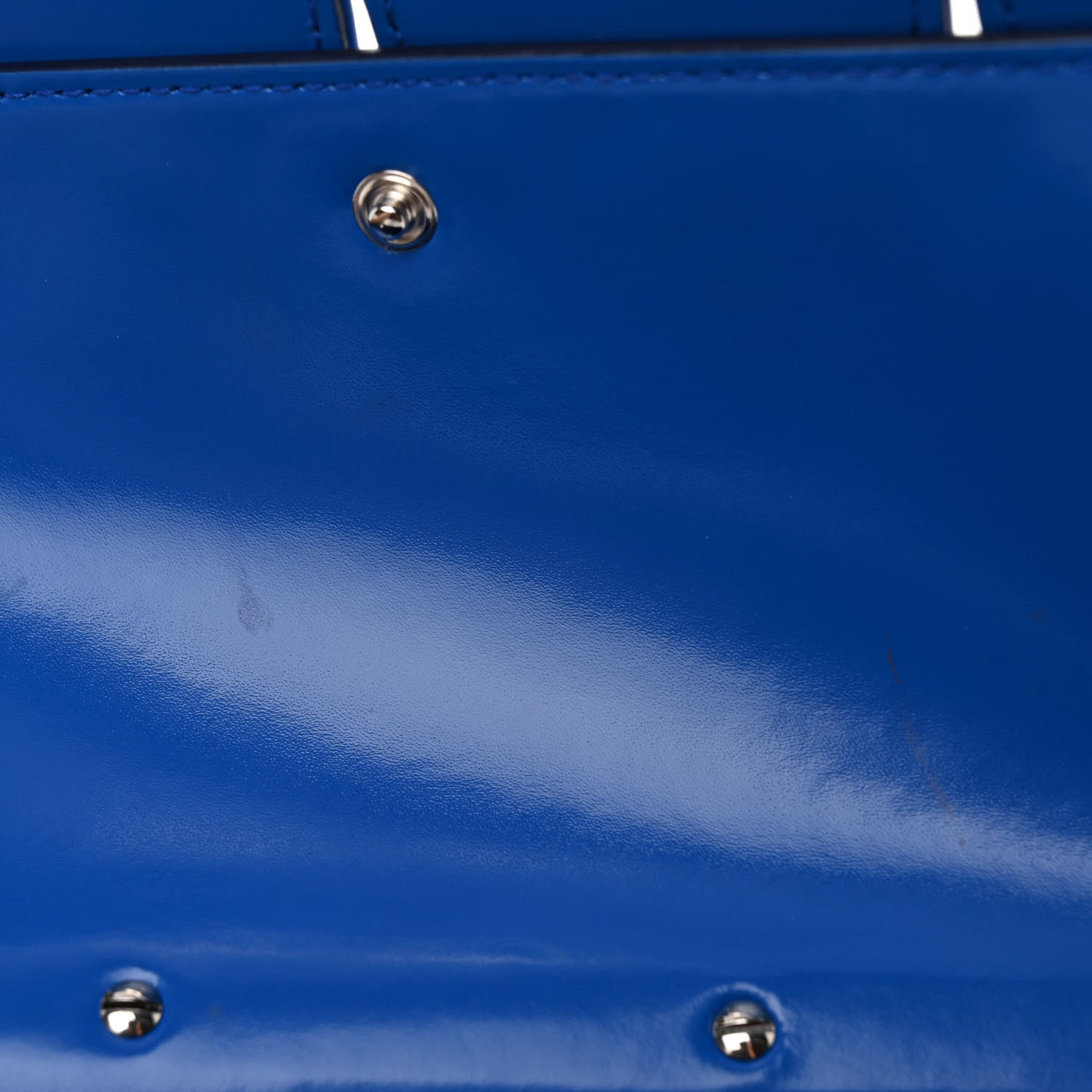 Alexander McQueen Calfskin Small Slash Bag Blue 7 of 11