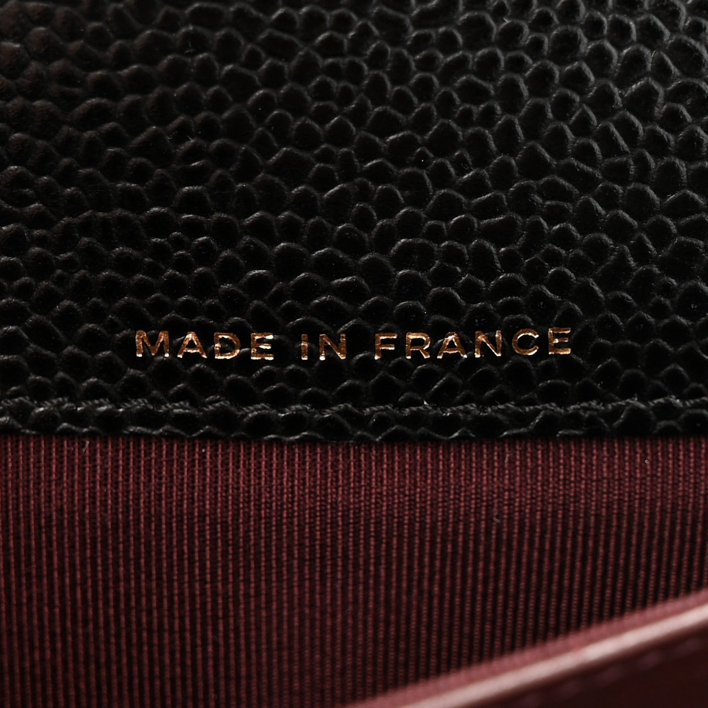 Caviar Quilted Large Gusset Flap Wallet Black