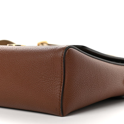 Burberry Calfskin Vintage Check Note Crossbody Bag Tan 9 of 13