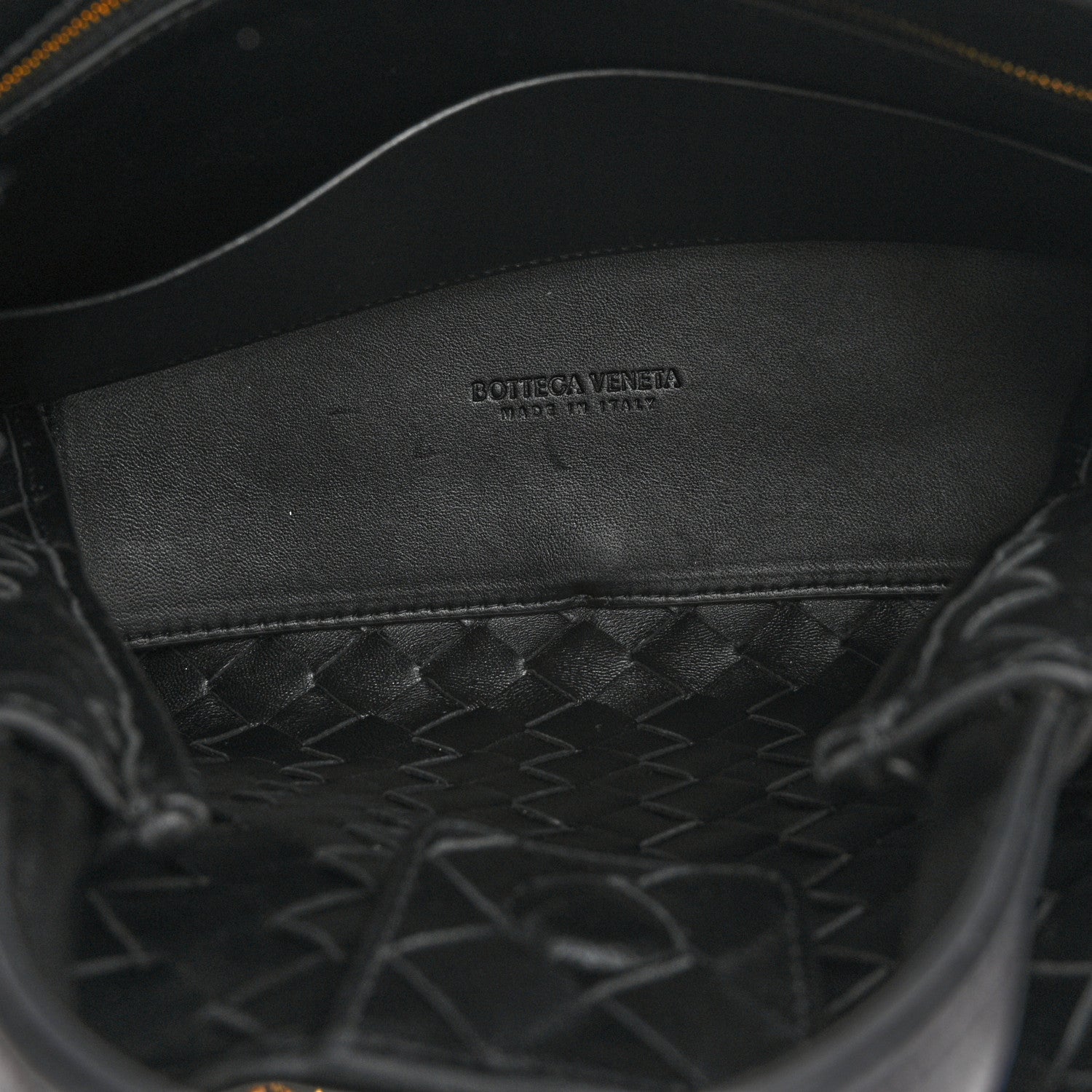 Bottega Veneta Nappa Intrecciato Small Andiamo Shoulder Bag Black 5 of 10