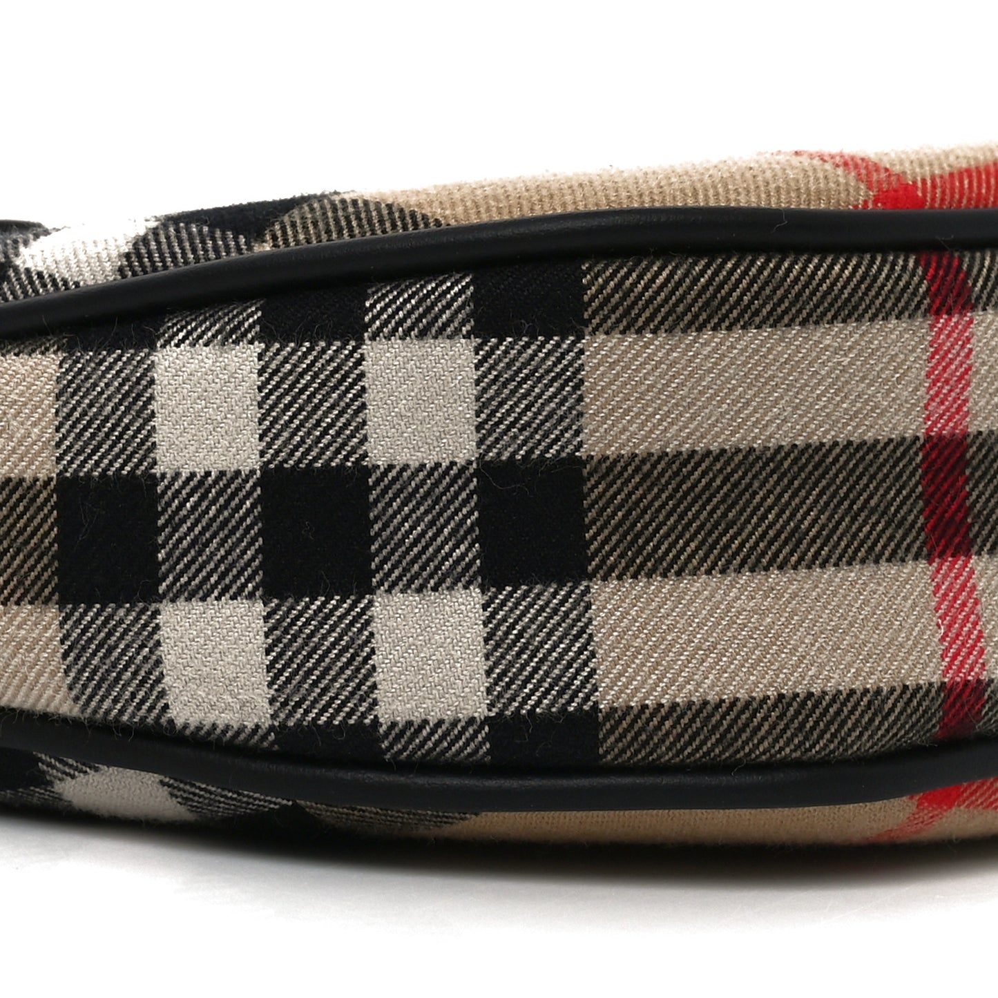 Vintage Check Calfskin Olympia Slim Pouch Archive Beige