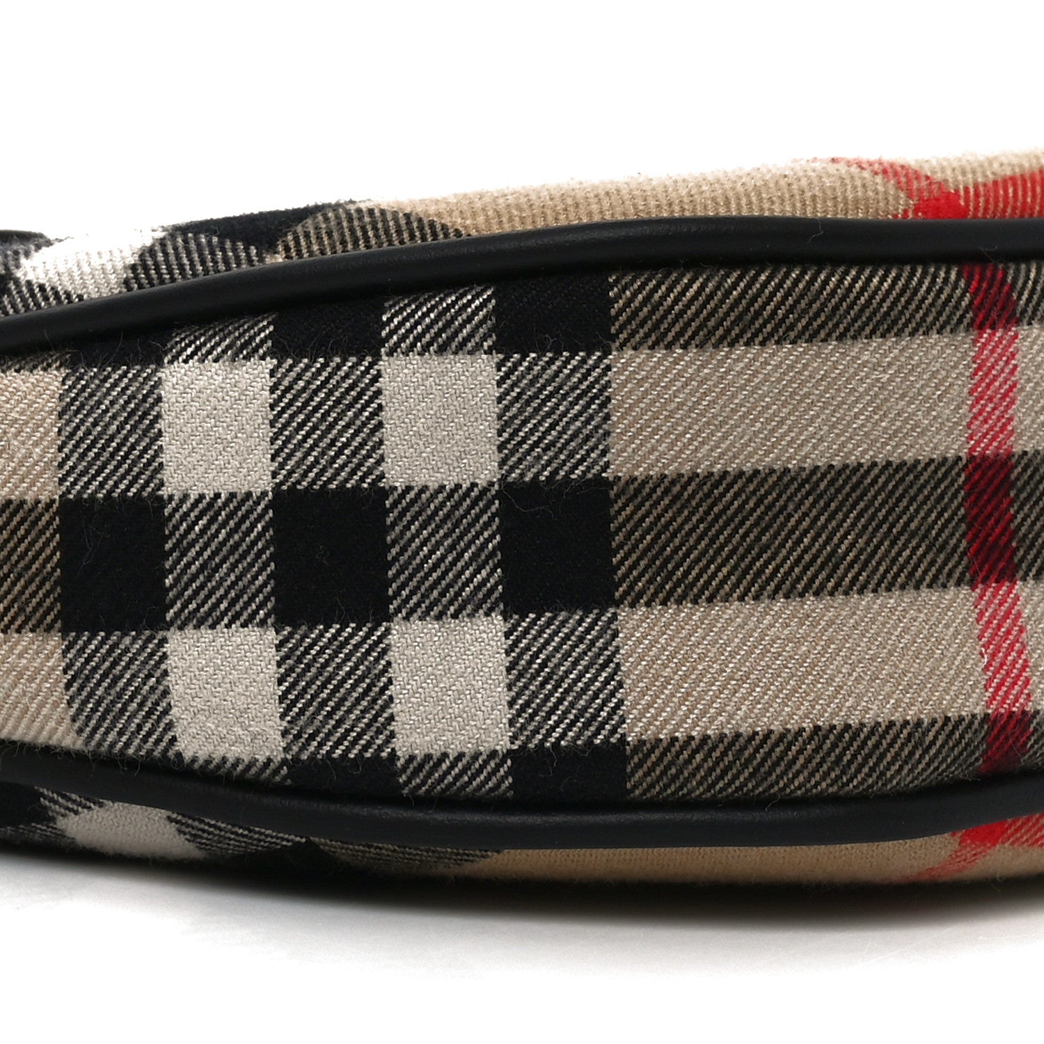 Burberry Vintage Check Calfskin Olympia Slim Pouch Archive Beige 8 of 9