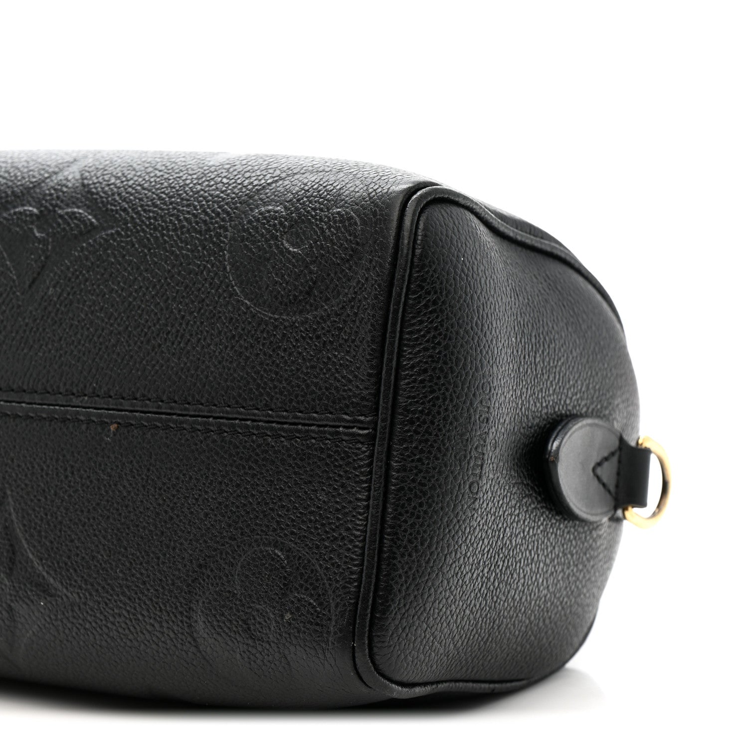 Louis Vuitton Empreinte Monogram Giant Speedy Bandouliere 20 Black 9 of 11