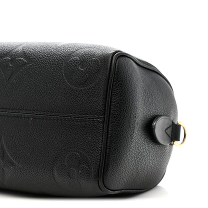 Louis Vuitton Empreinte Monogram Giant Speedy Bandouliere 20 Black 9 of 11