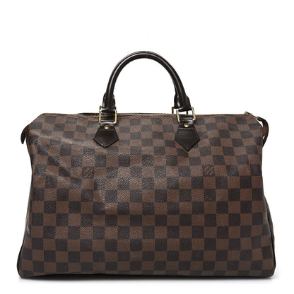 Louis Vuitton Damier Ebene Speedy 35 1 of 10