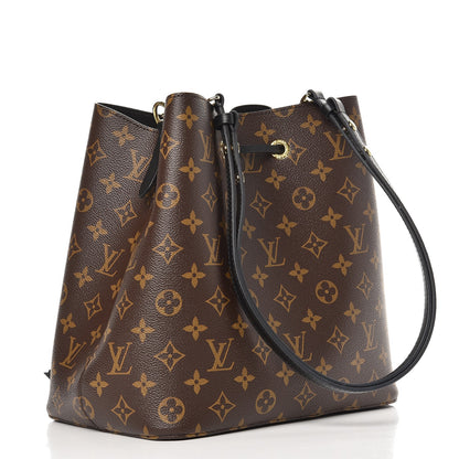 Louis Vuitton Monogram Neonoe MM Black 3 of 7