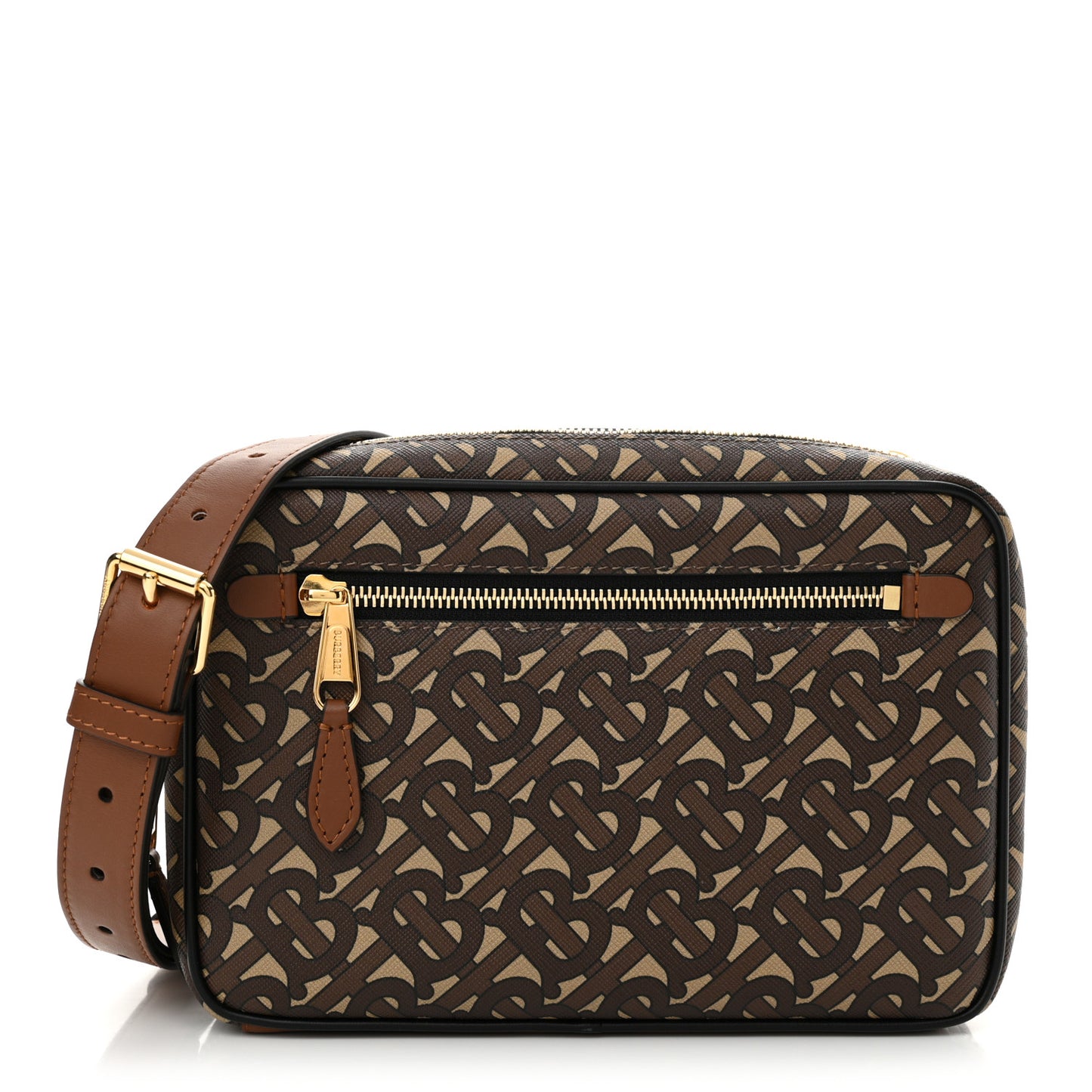E-Canvas Monogram Camera Bag Bridle Brown