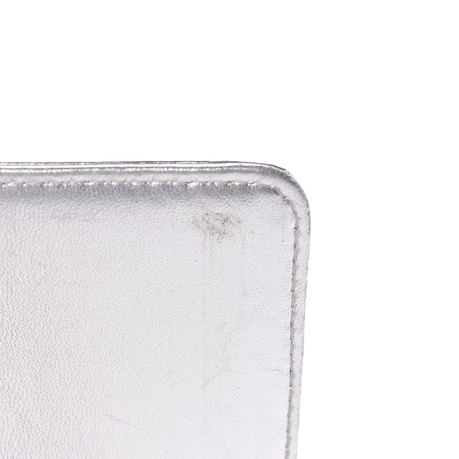 Chanel Metallic Patent Lucky Symbols Agenda Cover Silver 10 of 21