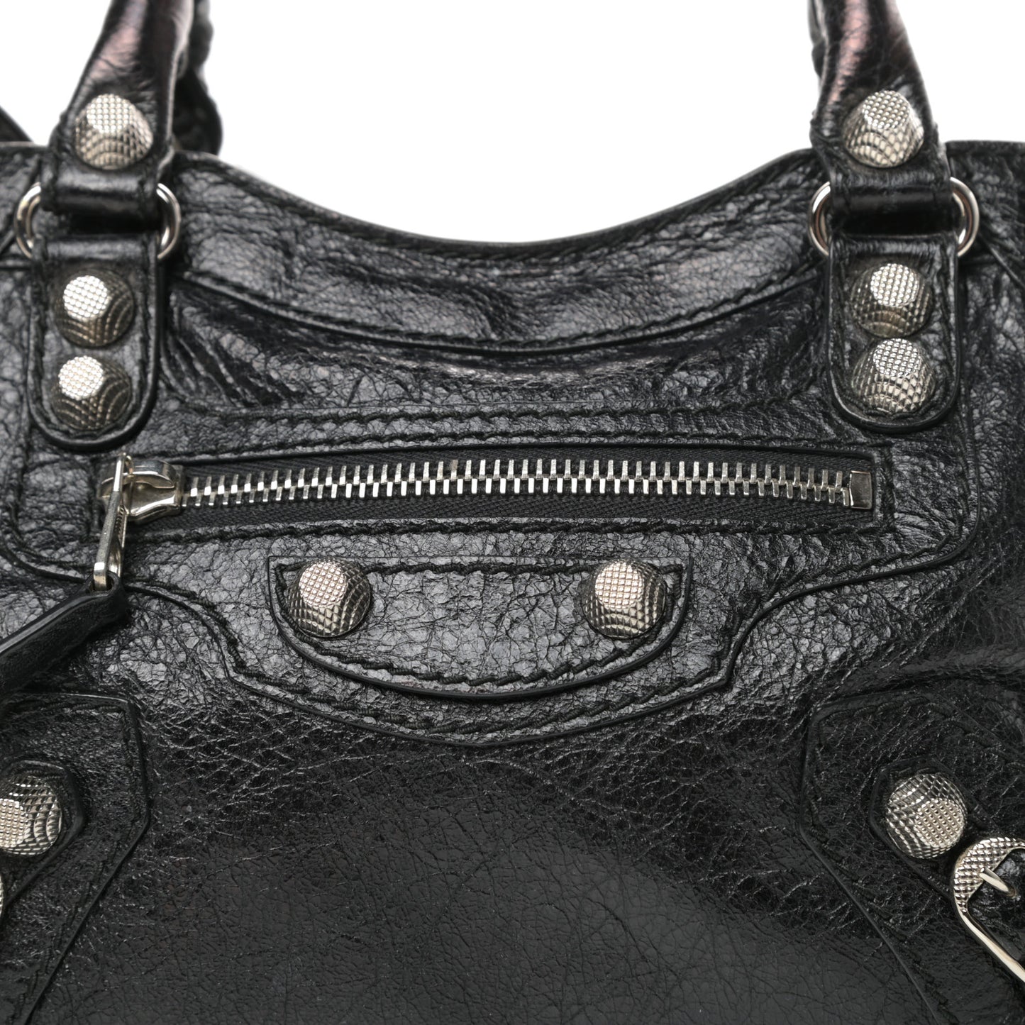 Agneau Giant 12 Silver Hardware Mini City Black
