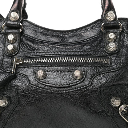 Balenciaga Agneau Giant 12 Silver Hardware Mini City Black 9 of 9