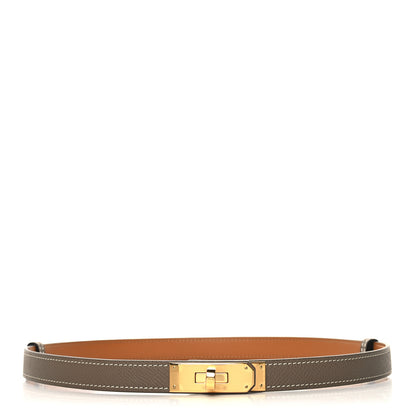Hermes Epsom Kelly Belt Etoupe 1 of 3
