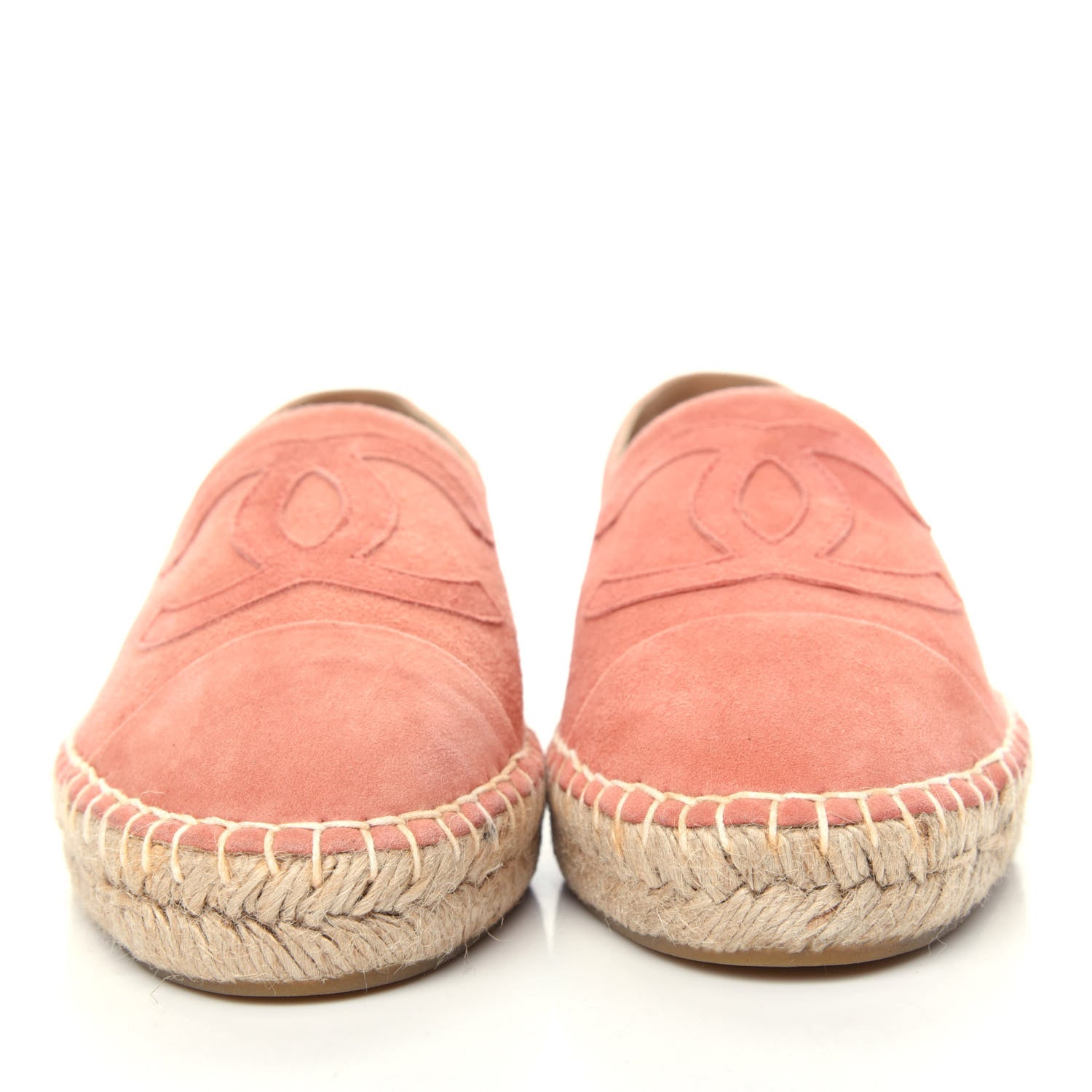 Chanel Suede CC Espadrilles 37 Pink 2 of 12