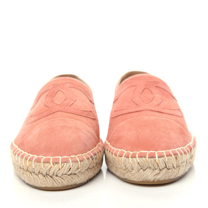 Chanel Suede CC Espadrilles 37 Pink 2 of 12