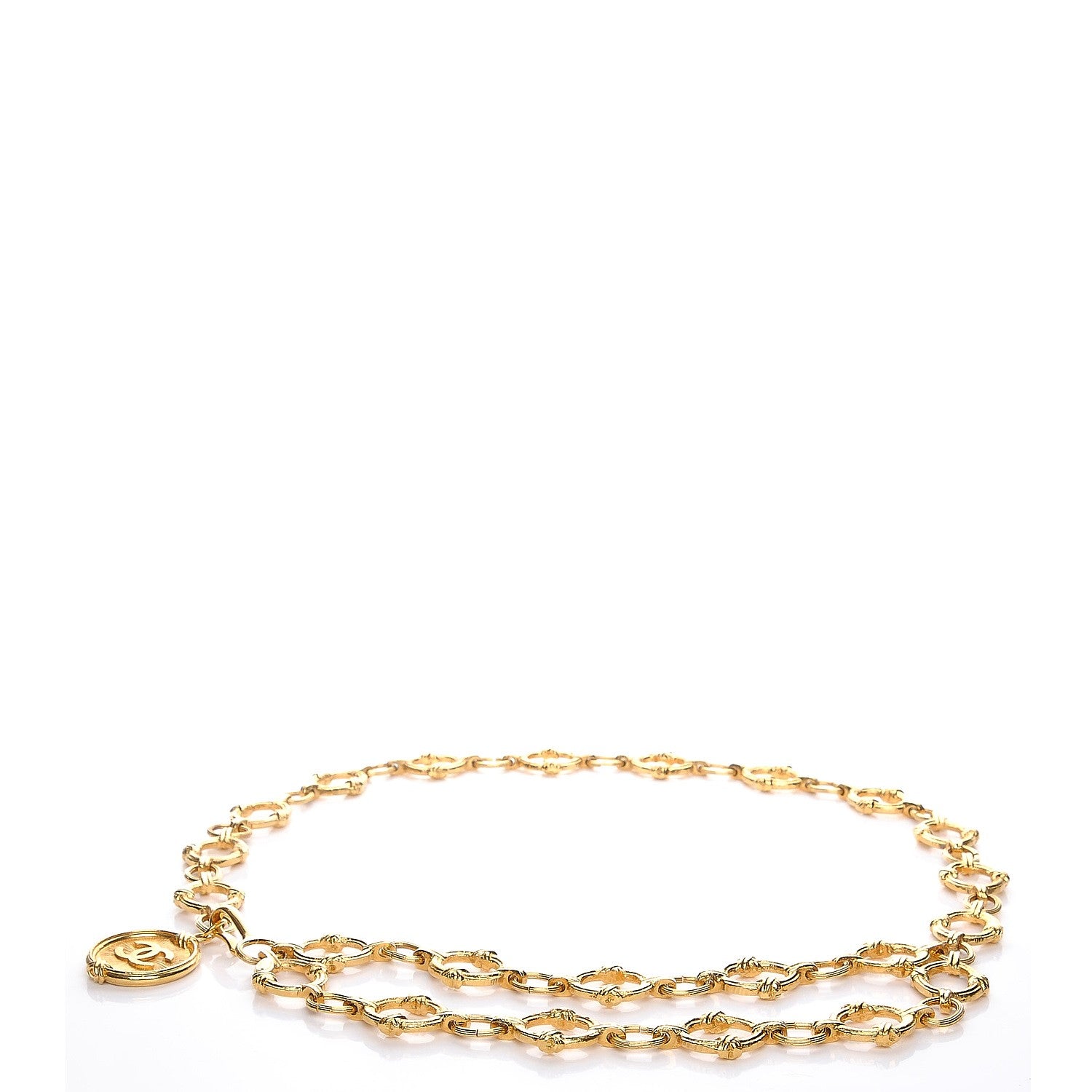 Chanel Chain CC Medallion Belt Gold 3 of 7