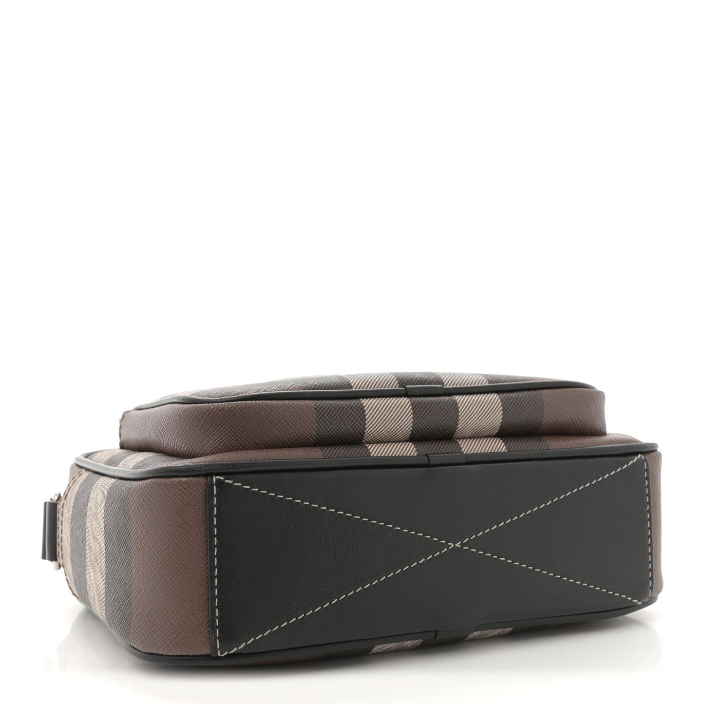 Canvas Check Paddy Messenger Birch Brown