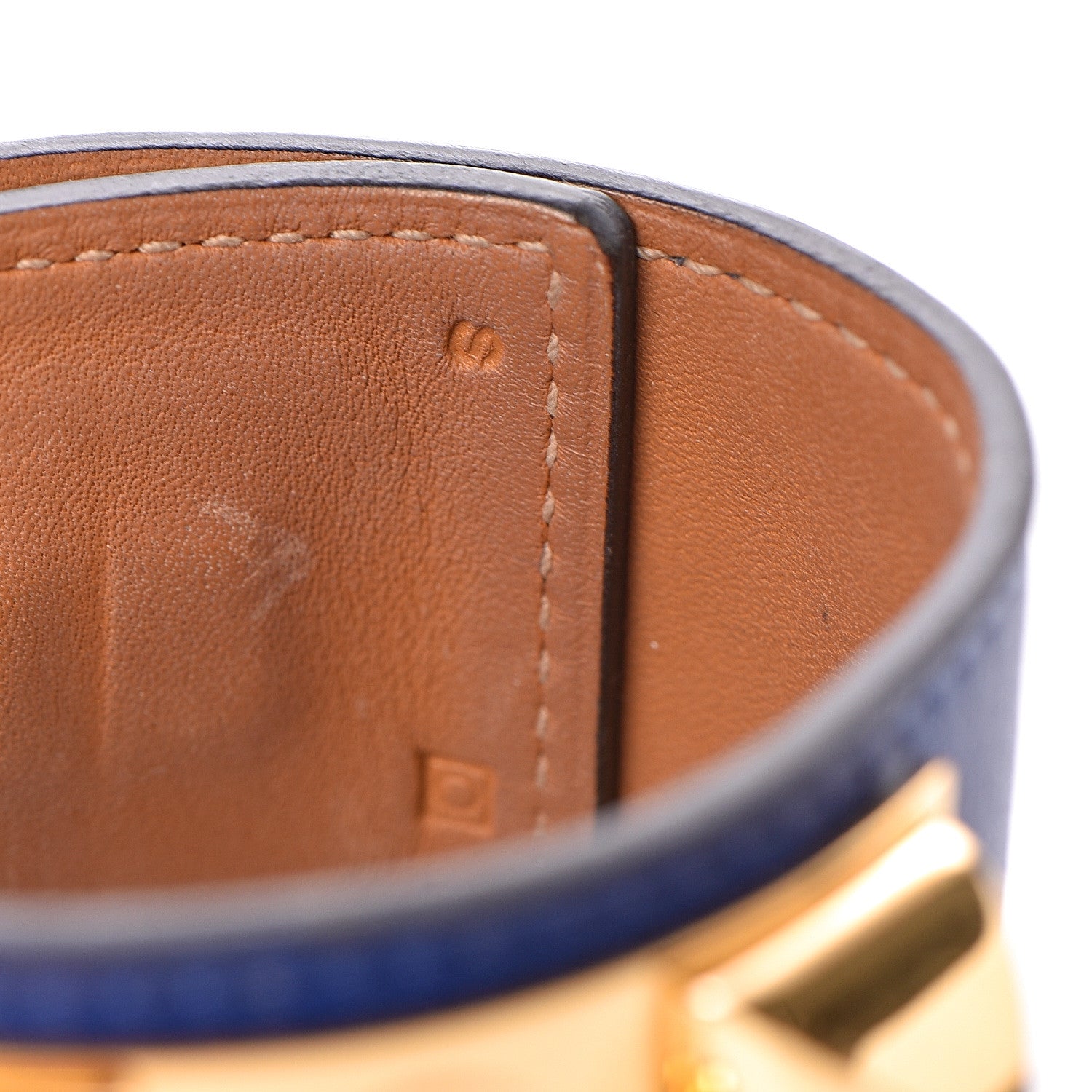 Hermes Swift Collier de Chien CDC Bracelet S Bleu Electrique 6 of 7