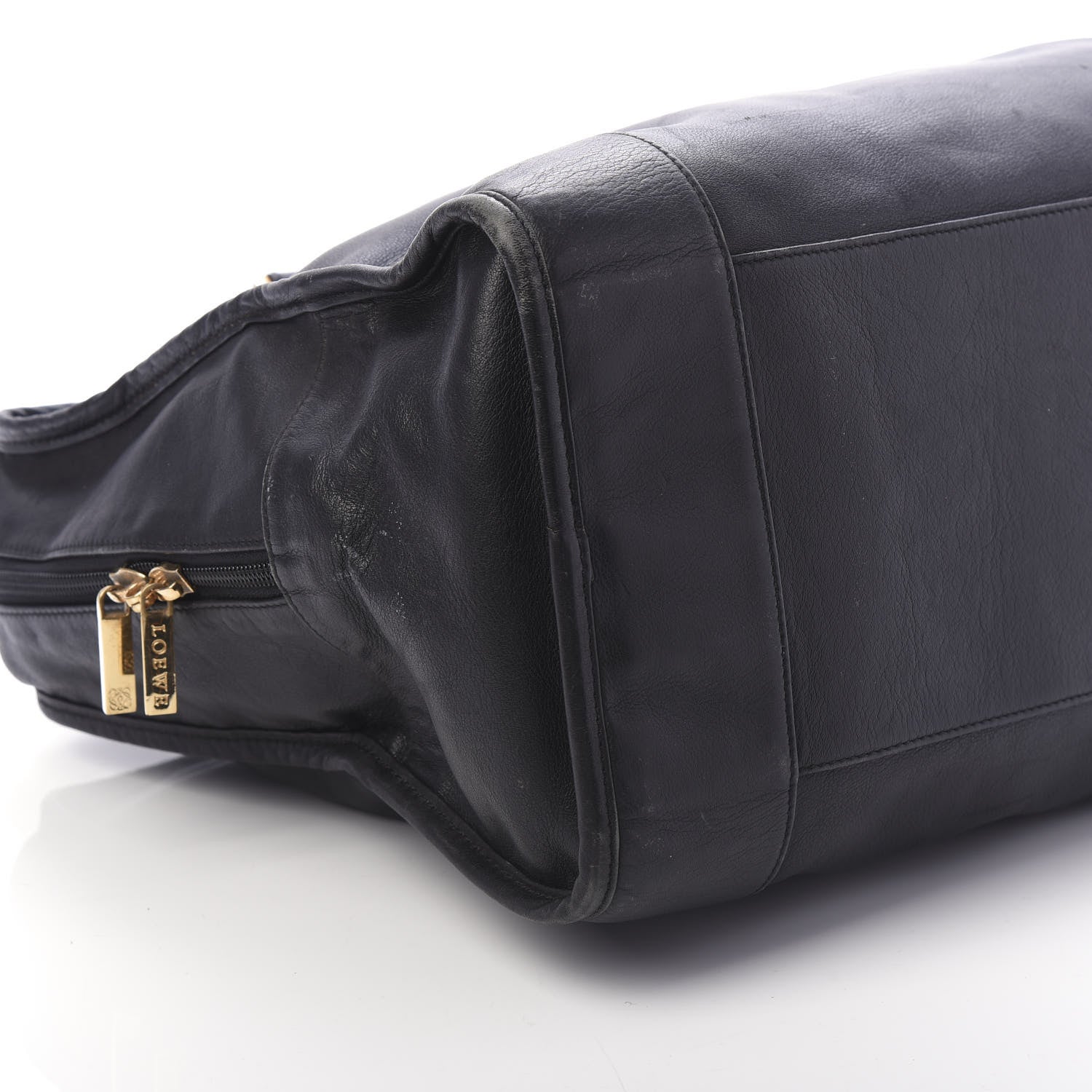 Loewe Calfskin Amazona Weekender Tote Black 6 of 13