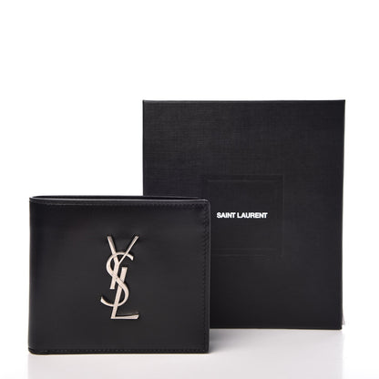 Saint Laurent Smooth Calfskin Monogram East West Wallet Black 8 of 8