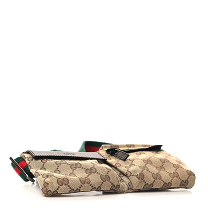 Gucci Monogram Web Belt Bag Dark Brown 4 of 10