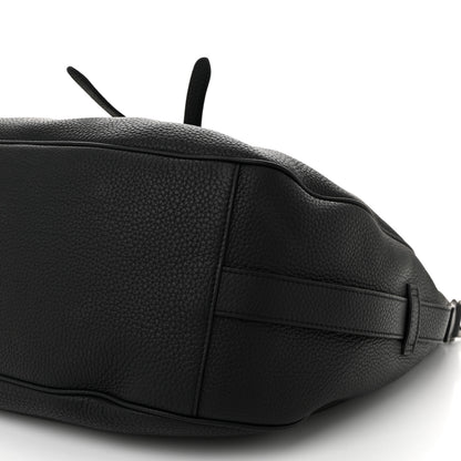 Christian Dior Grained Calfskin Saddle Soft Bag Black 18 of 19