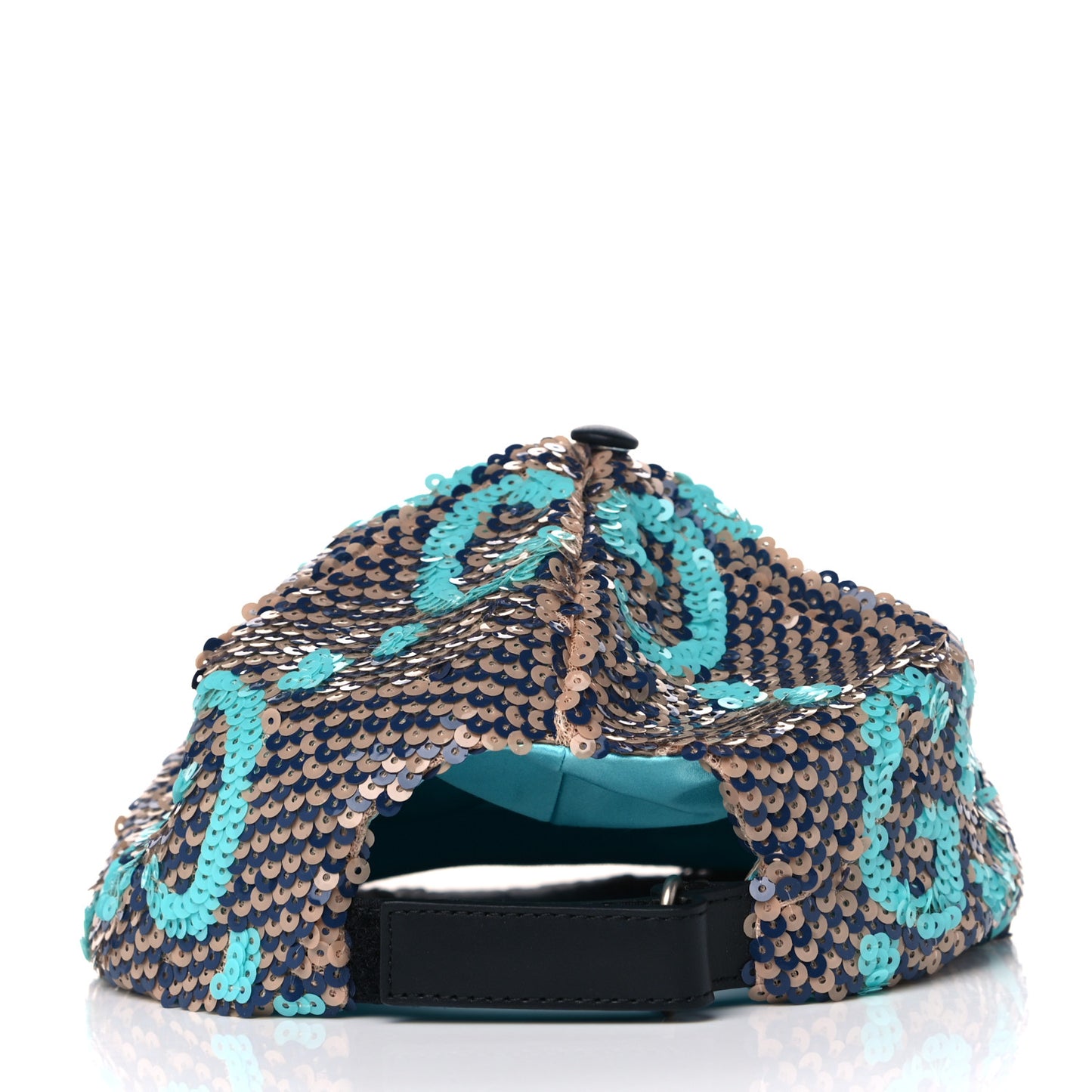 Sequin GG Print Baseball Hat M
