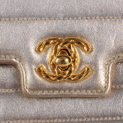 Chanel Lambskin Horizontal Quilted Mini Flap Metallic 5 of 9