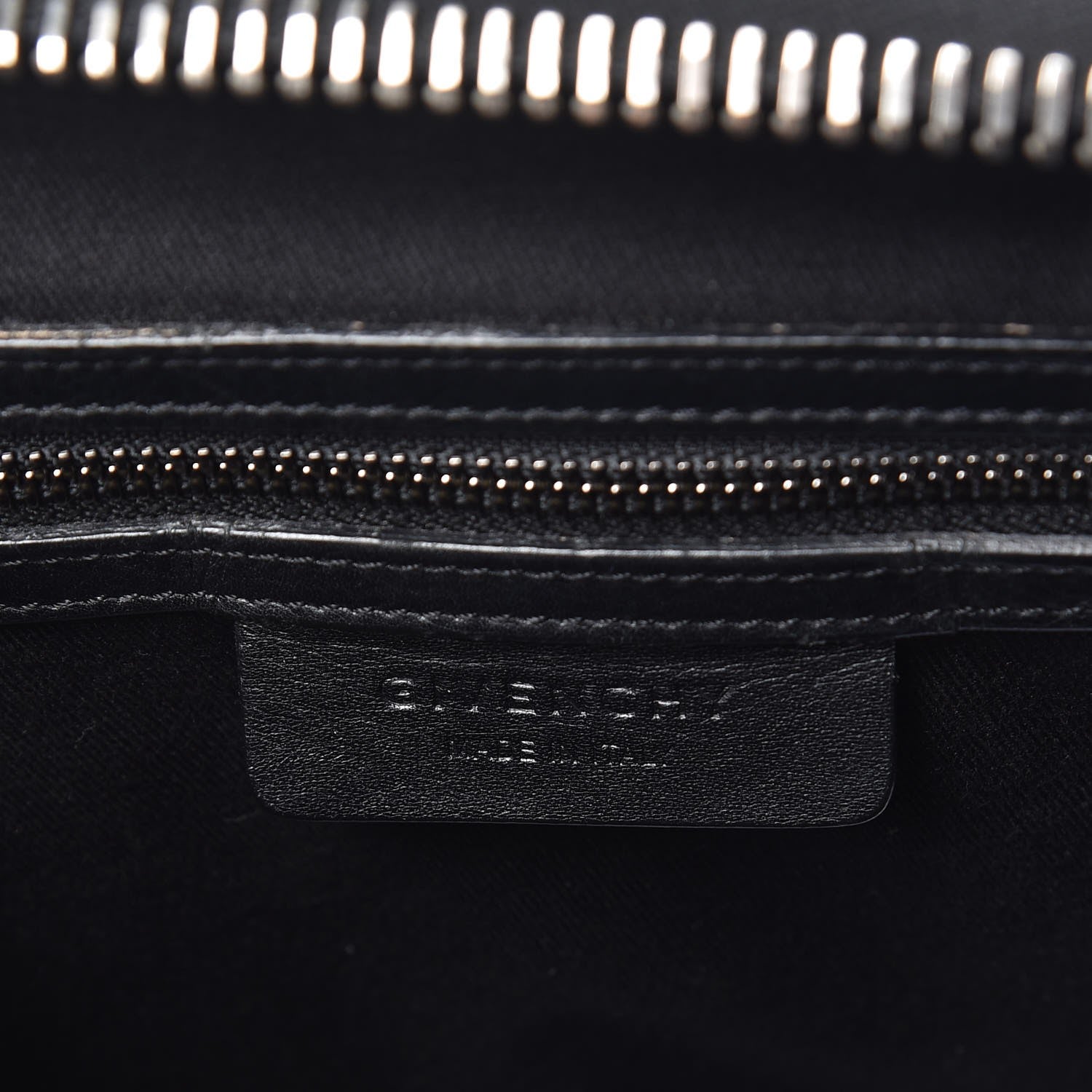 Givenchy Calfskin Lizard Embossed Medium Antigona Black 6 of 7