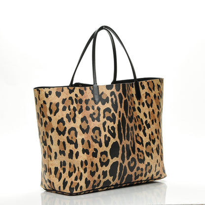 Givenchy Textured Coated Canvas Leopard Print Large Antigona Tote 3 of 6