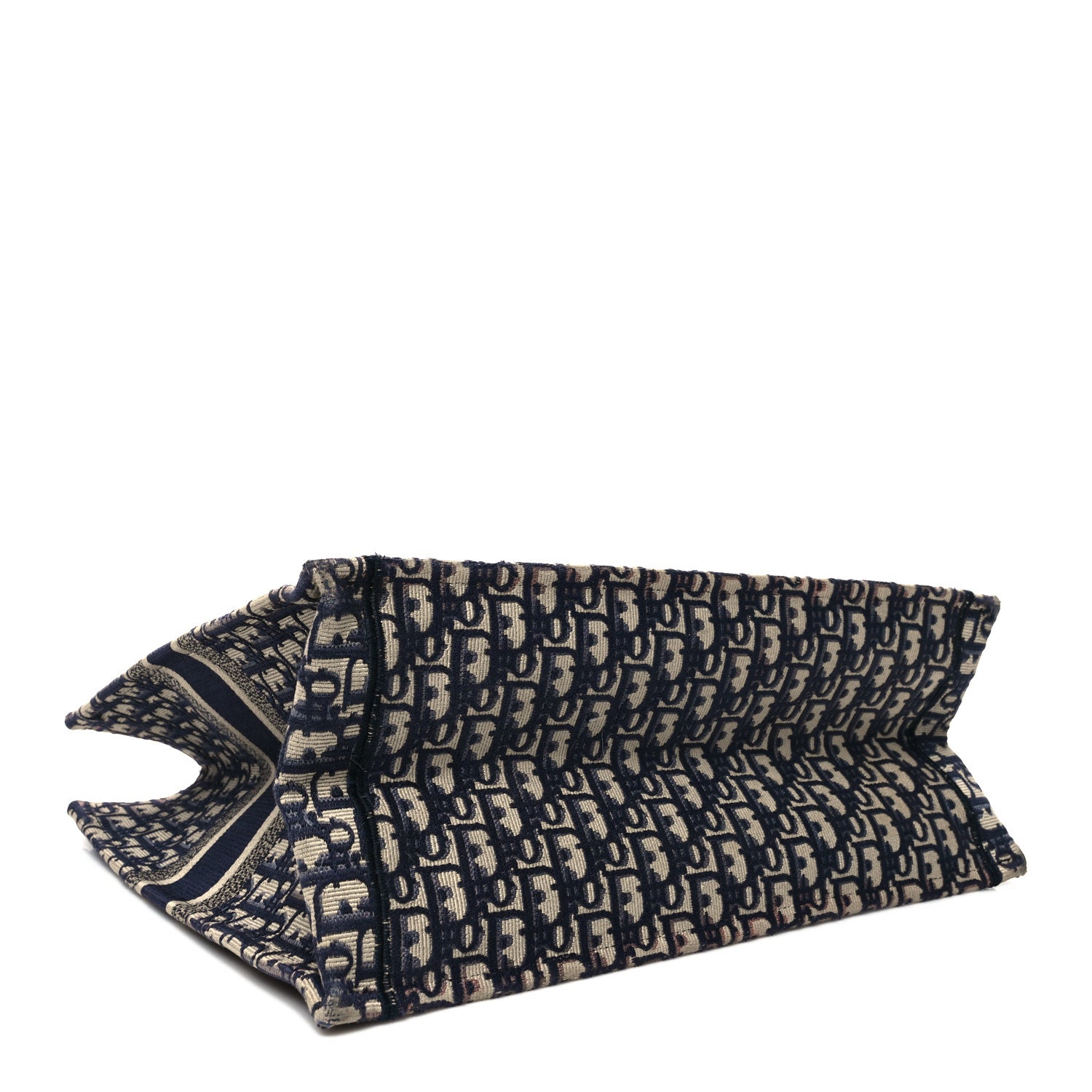 Christian Dior Oblique Large Book Tote Blue Multicolor 4 of 15